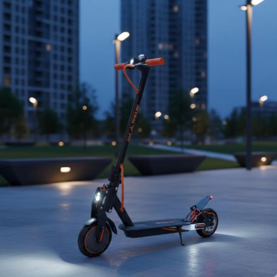 صورة سكوتر كهربائي وقوف قوي